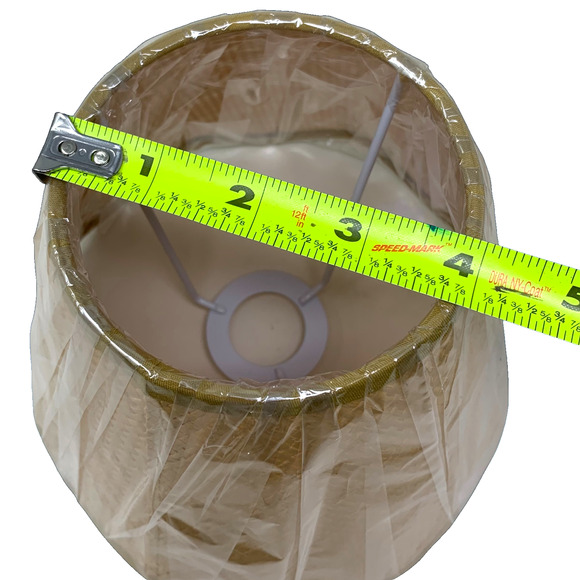 NEW Lot 3 x Rattan Scallop Edge Lamp Shades Uno 4 X 5.25 X 7 Farmhouse Cottage - Picture 7 of 9